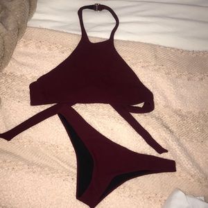 BEACH RIOT swim set! Top XS and bottom small.